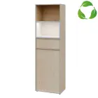 EFE V642 L kancelářská skříň, 1-dveřová/zásuvka/2 niky, 2000x600x400, levá, překližka bříza/upcyklov